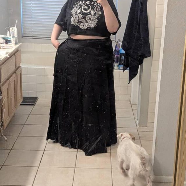 High Waist Linen Maxi Skirt with Pockets, Summer Wrap Around Style, Long Flowy Flax Skirt for Women