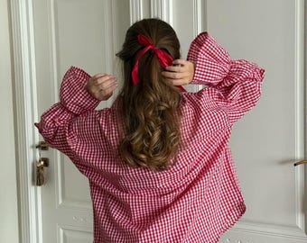 Linen Lounge Set, Loungewear Linen Shirt And Shorts, Relaxed Linen Pajama Set, Casual Vacation Outfit