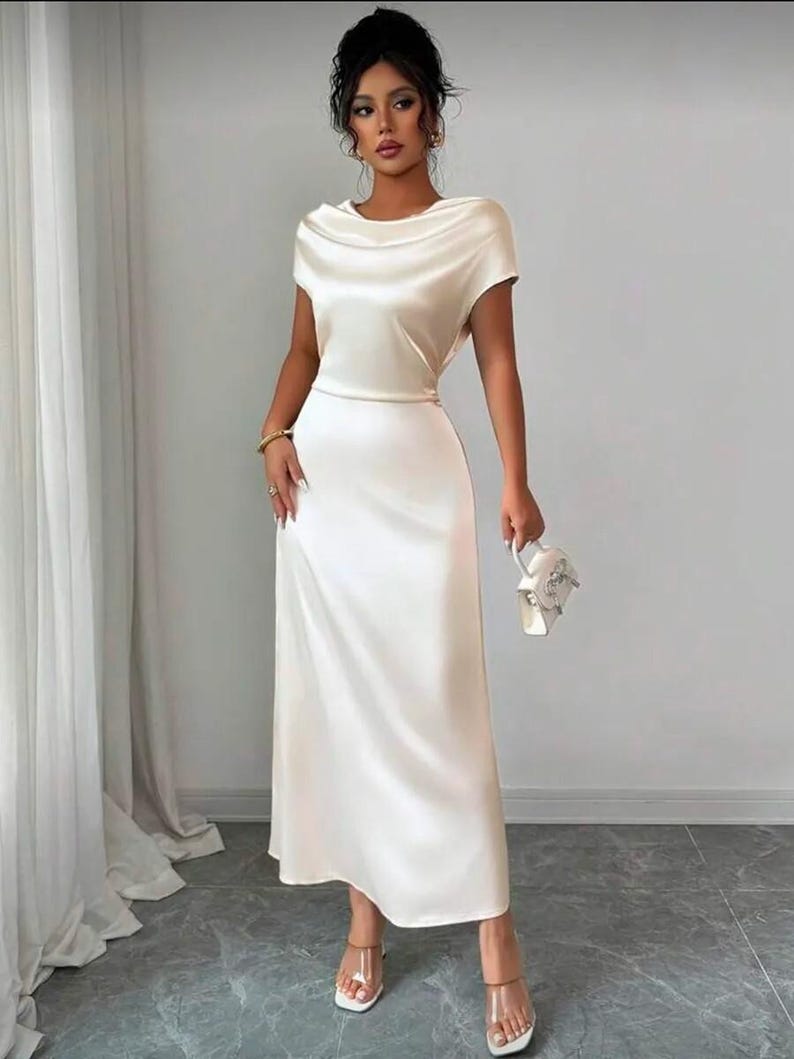 Elegant Bridal Mini Dress Puff Sleeve Wedding Reception Dress Engagement Party Dress Modern Bride Outfit